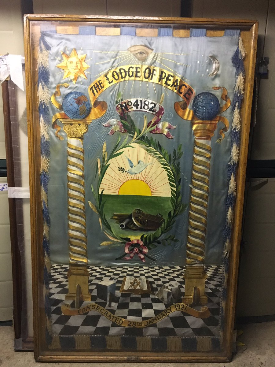 Would anyone be able to provide details on this Lodge please? The banner currently resides in Chingford’s Masonic Centre.