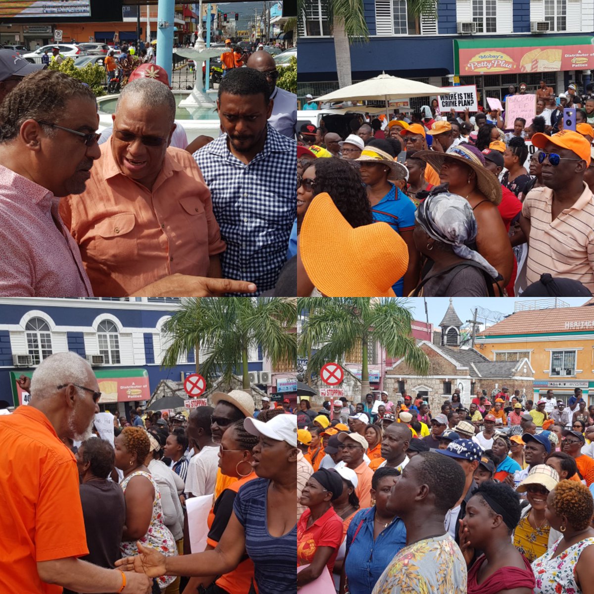 DrPeterPhillips's tweet photo. #ThePeoplesProtest
#NoToCorruption #SamSharpeSquare https://t.co/zJjk5g95ic