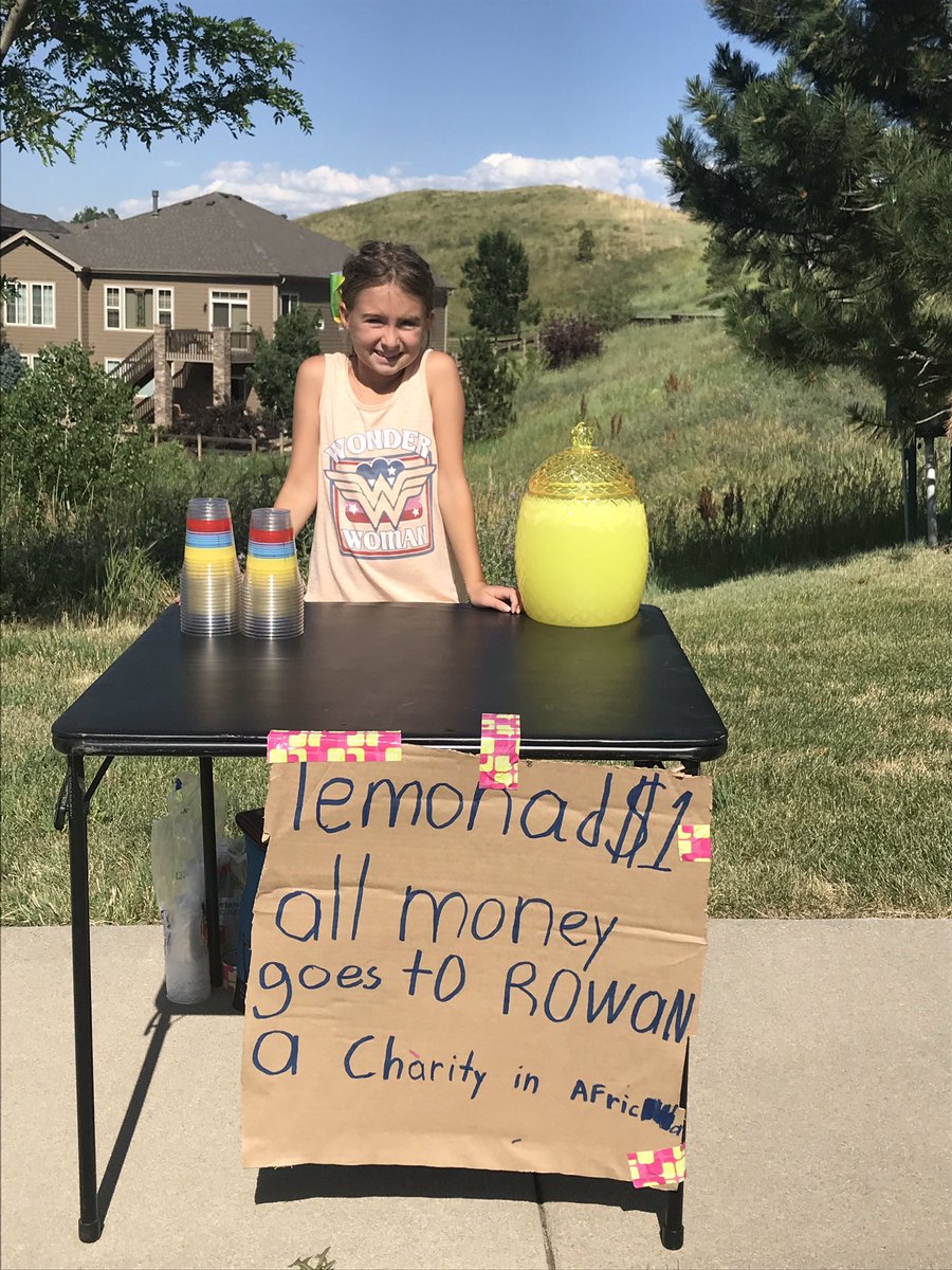 Every cup of lemonade counts! Send some love to Lucca for making a difference in #denver