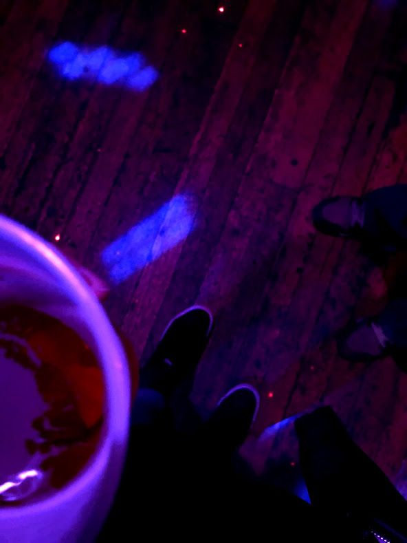 PolyesterDino's tweet image. Caught us on tour? Tweet us your photos. We know you can do better than this one of our tour manager’s shoes.