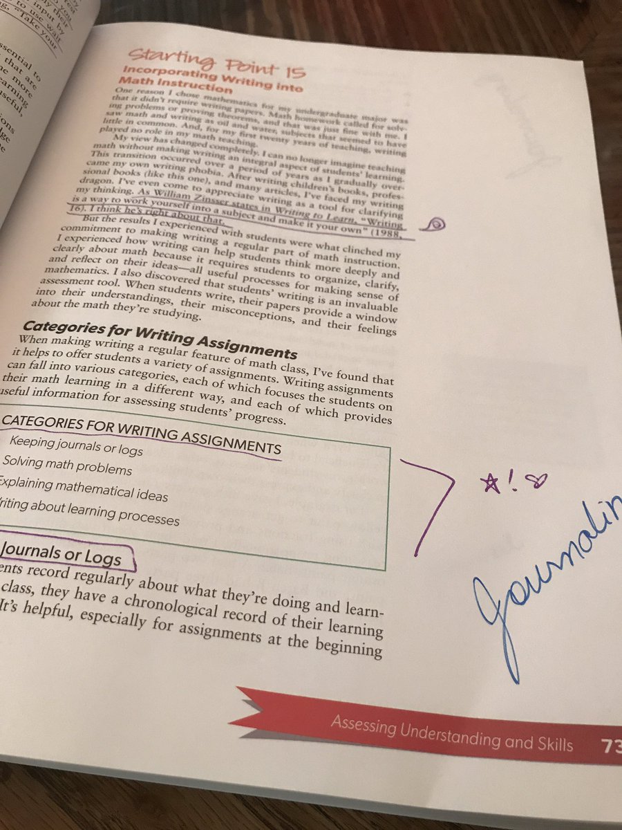 My summer textbook PD via <a href="/amazon/">Amazon</a> <a href="/mburnsmath/">Marilyn Burns</a> 😍 August 12th is our first day of school!