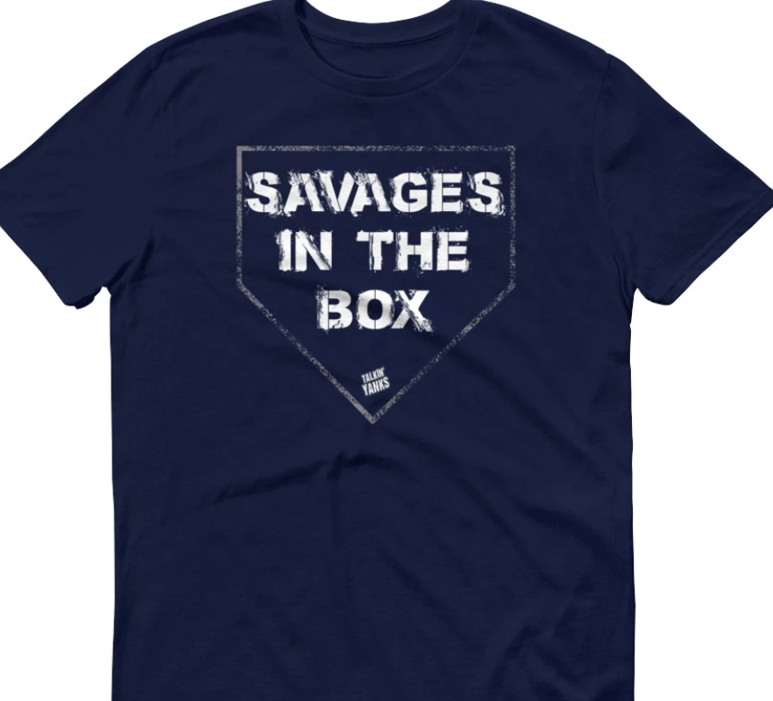 yankees savages in the box shirt