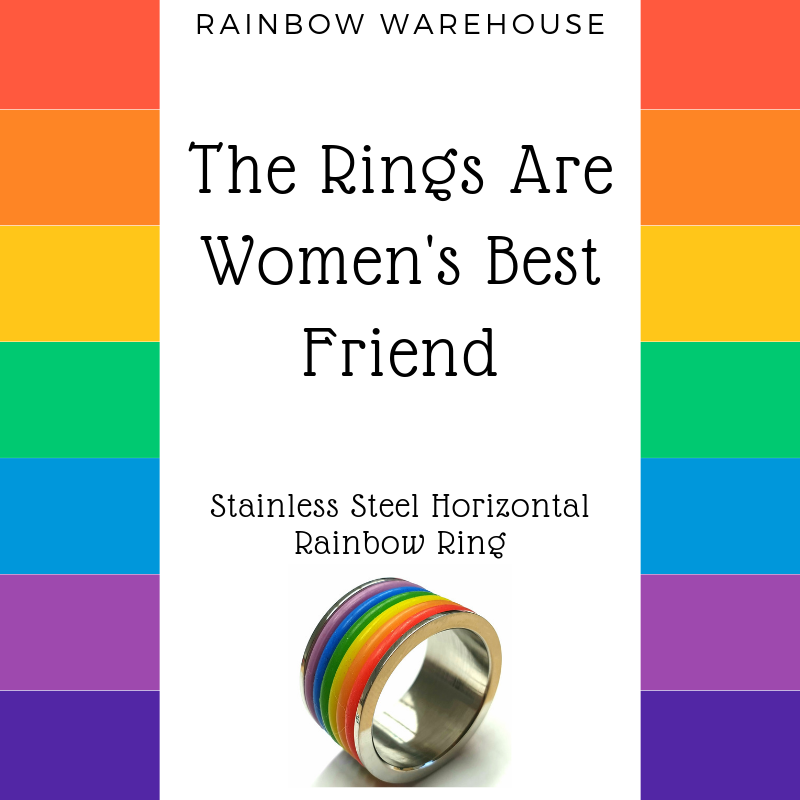 lotlmedia's tweet photo. Stainless Steel Horizontal Rainbow Ring
Price: $26.62
#rainbowwarehouse #lgbt #ring
Click here to buy it! https://t.co/kCXf71a6St https://t.co/gn2BB8Hhza