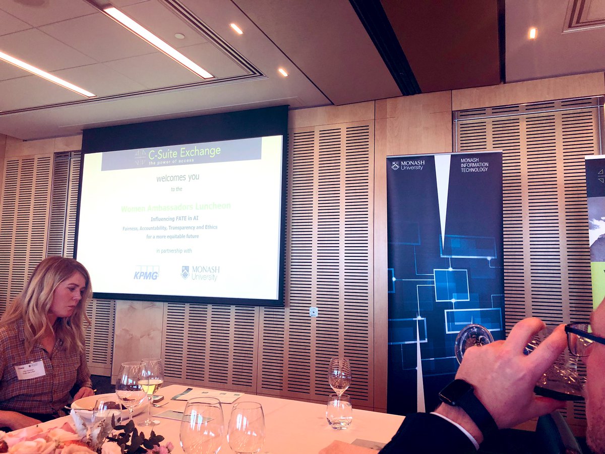 KatPeri1's tweet image. #AI reflects the inequalities our society faces and we need to confront these larger issues @pinkydigital #monashinfotech #KPMG @suite_exchange #WomenInTech