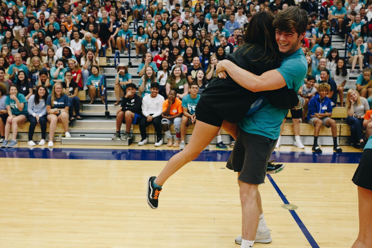 This ONE challenge was quite entertaining for Nick and Cali. #falconsALLin