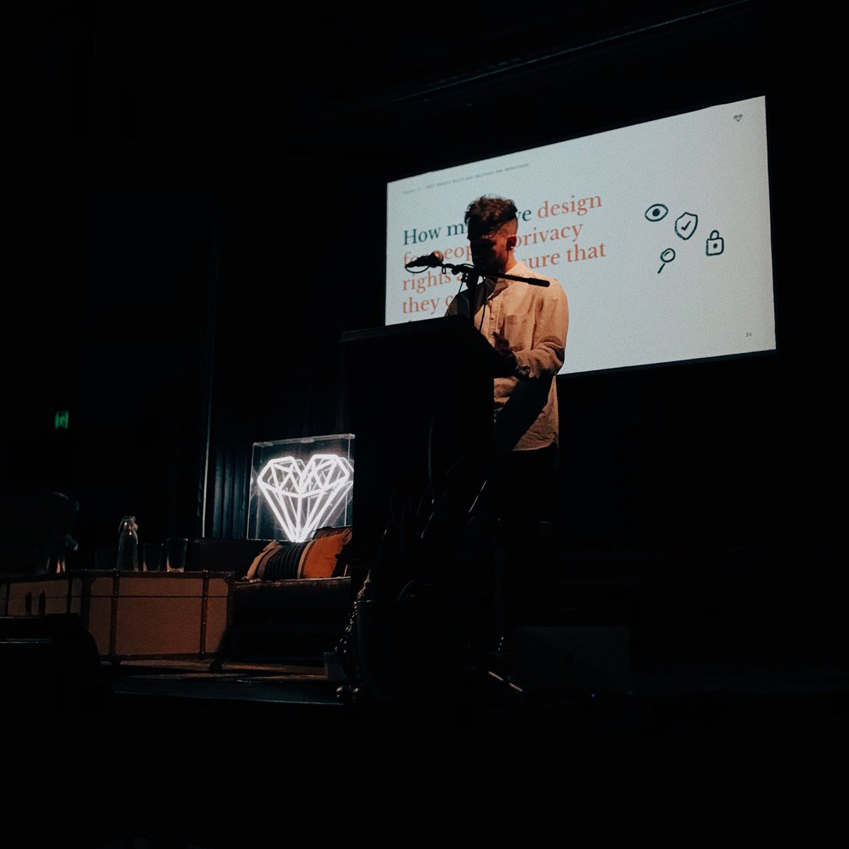 Great <a href="/MF_says/">MFSaysHi</a> talk &amp; panel last night around designing for better mental health and how <a href="/allyinhealth/">Ally</a>:
1. Foster positive expectations and beliefs 
2. Support the therapeutic relationship. 
3. Help people build and maintain new behaviours