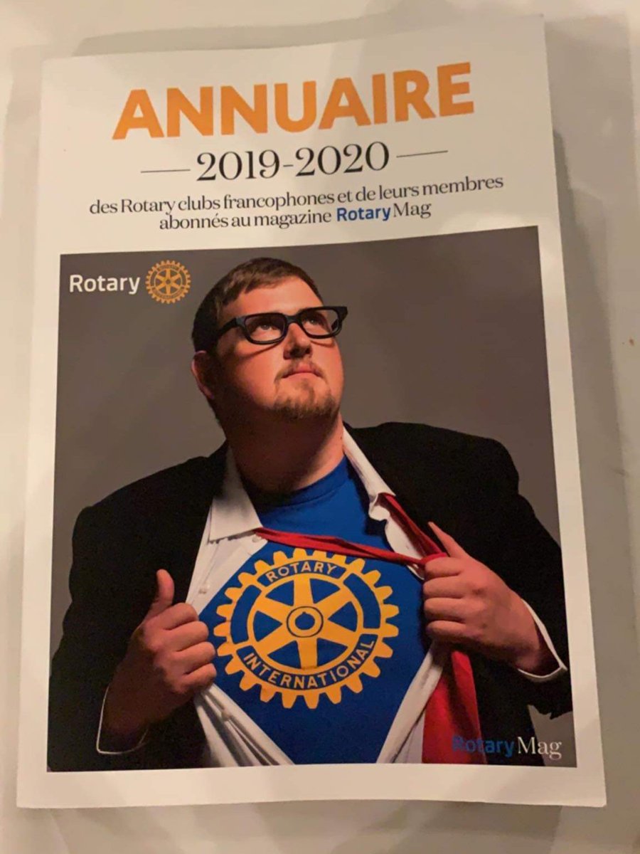 bigevanb1981's tweet photo. Je suis tellement fier et ému que ma photo ait été utilisée pour la couverture du magazine rotatif français 🇨🇵❤🥐☺️
I'm so proud and excited that my photo was used for the cover of the French @Rotary magazine
#rotarymag #rotaryhero https://t.co/TW0bFwB7H9