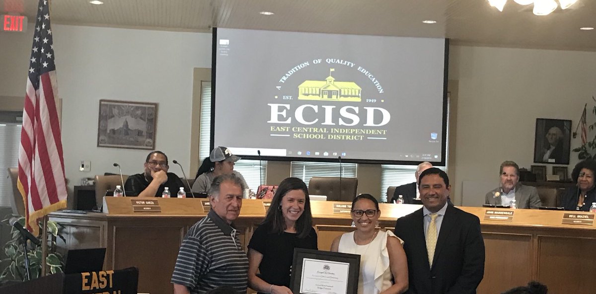nina_pugh1's tweet photo. Thank you, Emergent Tree for recognizing the commitment our staff has to the students at ECISD. @LizLovesLRE @BakerBehaves @ECISDtweets @EmergentTree ❤️ https://t.co/WgsP7eG3yV