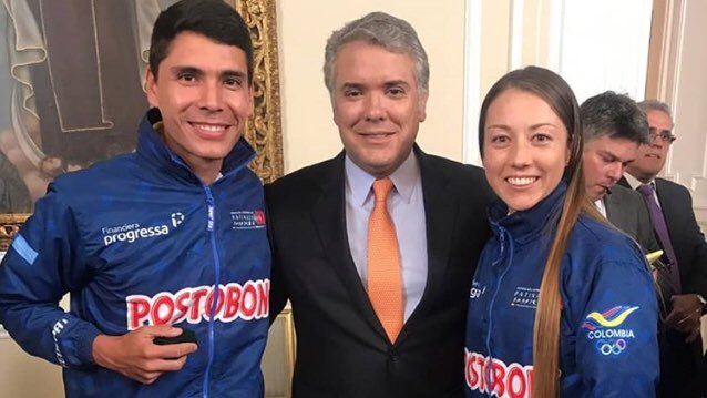 Campeones Mundiales de patinaje fueron recibidos en el Palacio de Nariño por el Presidente <a href="/IvanDuque/">Iván Duque 🇨🇴</a> tras el título en <a href="/wrgbarcelona/">World Roller Games 2019</a> , los antioqueños <a href="/laugomezq7/">Laugomezq7</a> y <a href="/DanielZMr/">Daniel Zapata M</a> encabezaron la representación de los campeones ! 🇨🇴🏆