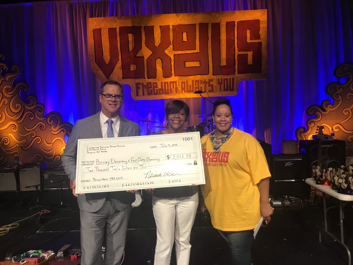 Thank you Cumberland Community Church  for supporting Birney Elementary and The Fair Oaks <a href="/principalhoward/">Monica Howard</a> <a href="/BirneyBobcats/">Birney Elementary School</a> <a href="/CobbSchools/">Cobb County Schools</a>