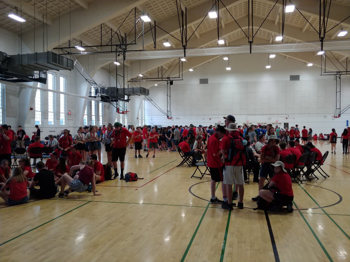 ScouterDerek's tweet image. At the armory for the ice cream social. @ohmygardenia @1stBolton #wj19cdnunit4