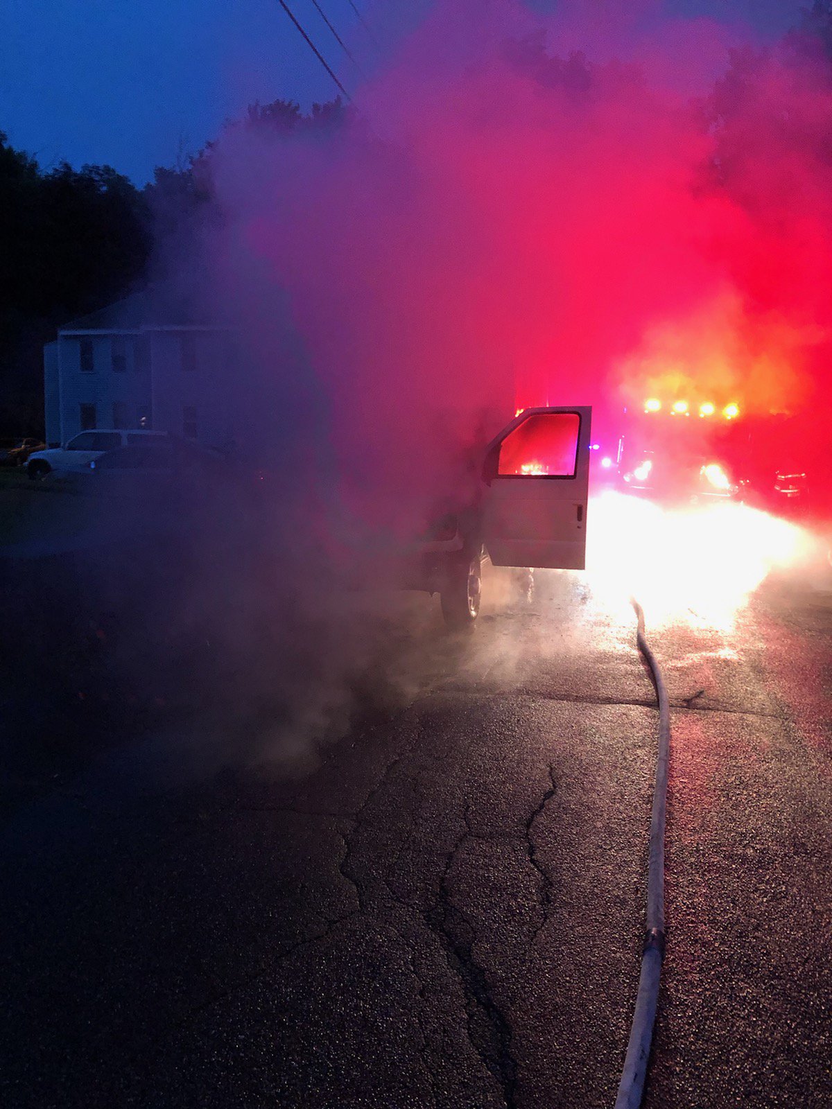 Oxford FireEMS MA on Twitter "Oxford FIREEMS is on on the scene of a box truck on fire on