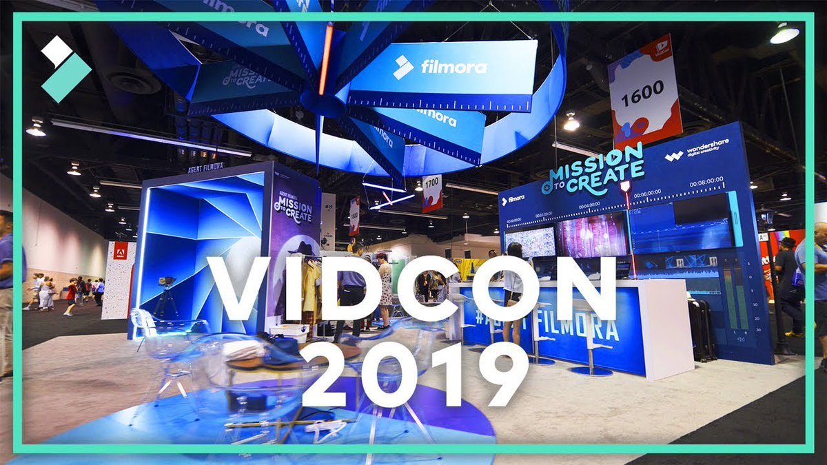 Filmora_Editor's tweet photo. And just like that #VidConUS is done! In case you missed the action, here is a recap of our retro inspired secret #AgentFilmora head quarters! Until next year! 😎 WATCH the recap: https://t.co/6LTy1aVNJZ https://t.co/8Dv9o8sljZ