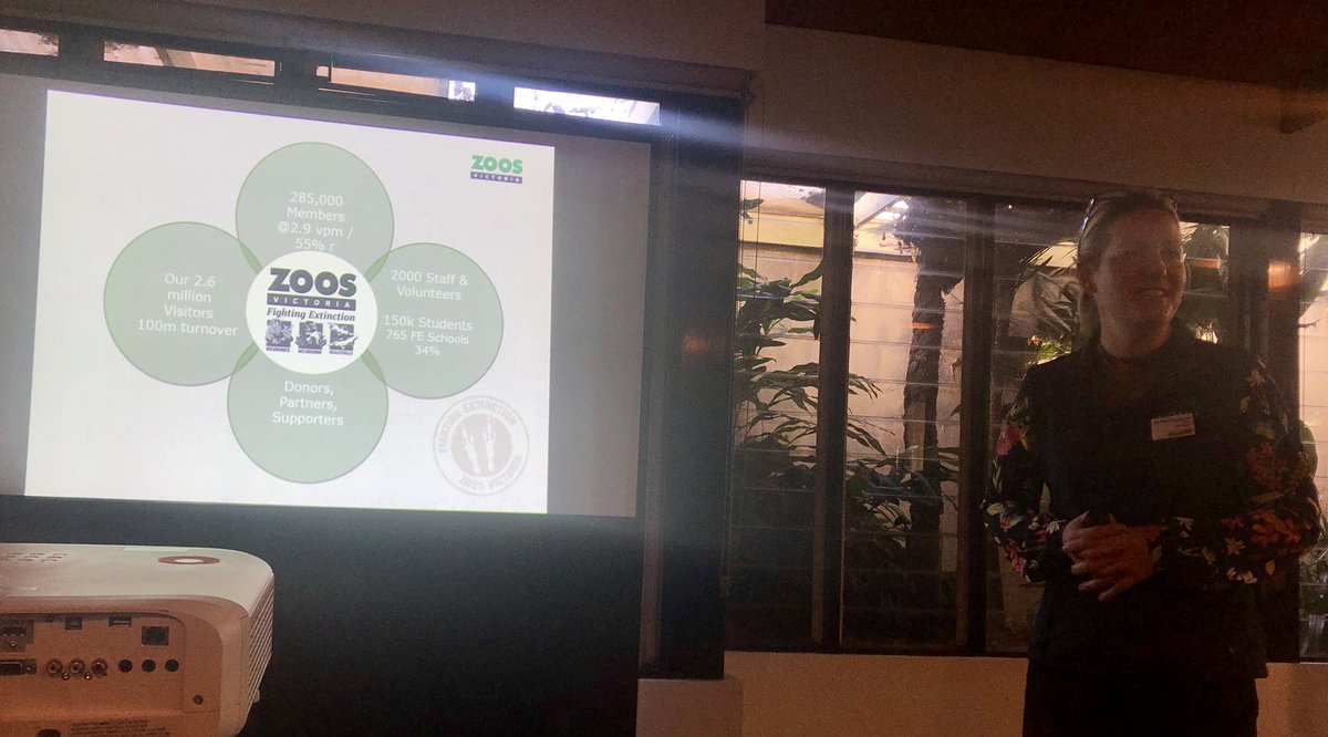 chelleinoz's tweet photo. Great to listen to @MelbourneZoo Director Michelle Bruggeman as she passionately provides insights into leadership achievements and challenges #conservation #extinction @LeadVic #wclp  @ZoosVictoria https://t.co/2NOIZ7mkC0