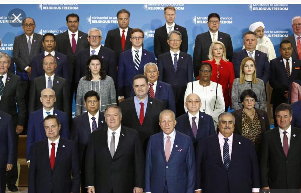 mmgrigore's tweet photo. Honored 2 speak today at the 2nd #IRFMinisterial, in #Washington. Religious freedom is a fundamental right. We must never forget it! It gives freedom of choice and dignity. Congratulations to @VP @SecPompeo @IRF_Ambassador @StateDept for organizing this important event. https://t.co/fVGrV9Xz9r