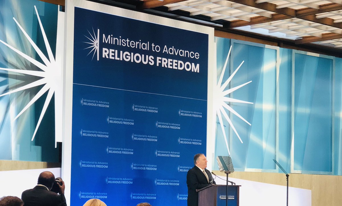 mmgrigore's tweet photo. Honored 2 speak today at the 2nd #IRFMinisterial, in #Washington. Religious freedom is a fundamental right. We must never forget it! It gives freedom of choice and dignity. Congratulations to @VP @SecPompeo @IRF_Ambassador @StateDept for organizing this important event. https://t.co/fVGrV9Xz9r
