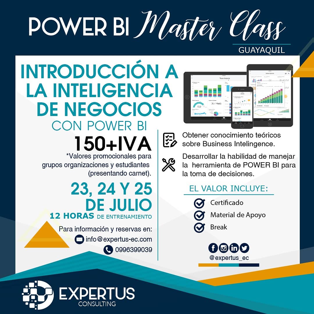 andre_ukis's tweet photo. 📍Obtén la facilidad de convertir tus datos en información relevante que apoye la Toma de Decisiones.
📍Colabore en paneles personalizados para su negocio y toma de decisiones con actualizaciones automáticas y gestionadas.
📱https://t.co/WgdSKPr5hW⠀
📧 info@expertus-ec.com https://t.co/xwt4yxkGzb