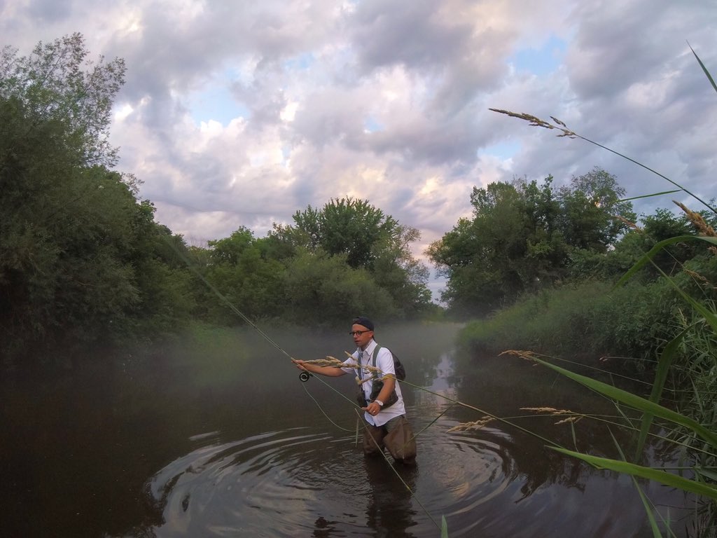 Thursday night, before the storm clouds rolled in.