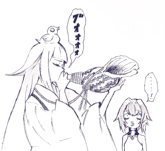 「ねぇねぇ、似てない?ブオオオ」
#ヘル絵スタ #絵ンジュ 