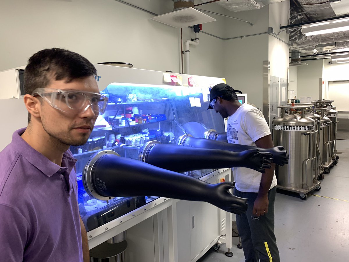 Mourigal Lab (@mourigallab) on Twitter photo <a href="/MourigalLab/">Mourigal Lab</a>’s grad student Marcus Daum learns the real way to prep for an experiment from <a href="/f_orbitals/">La Pierre Group</a>’ @ArunRamanathan9: air-sensitive samples ✓, duct tape ✓, magnetism book ✓. <a href="/MourigalLab/">Mourigal Lab</a>’s grad student Marcus Daum learns the real way to prep for an experiment from <a href="/f_orbitals/">La Pierre Group</a>’ @ArunRamanathan9: air-sensitive samples ✓, duct tape ✓, magnetism book ✓.