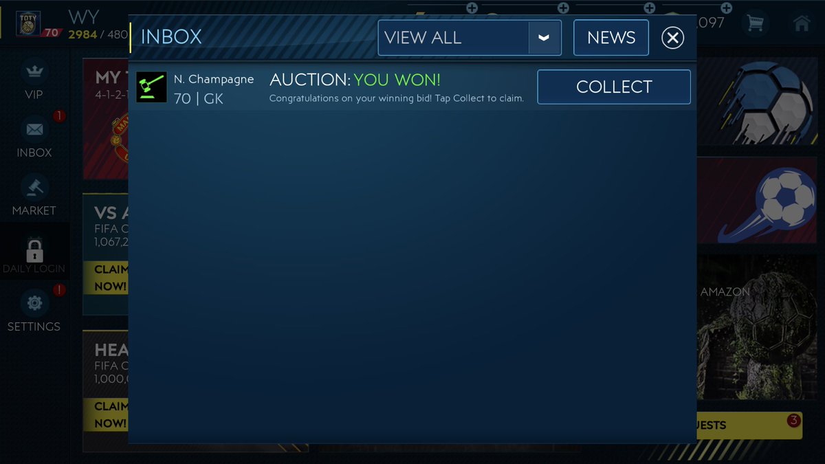 wen_yu5's tweet photo. @FIFAMobileDev I have been unable to watch ads since yesterday! What’s up with that??? https://t.co/dGFdeNwqIc
