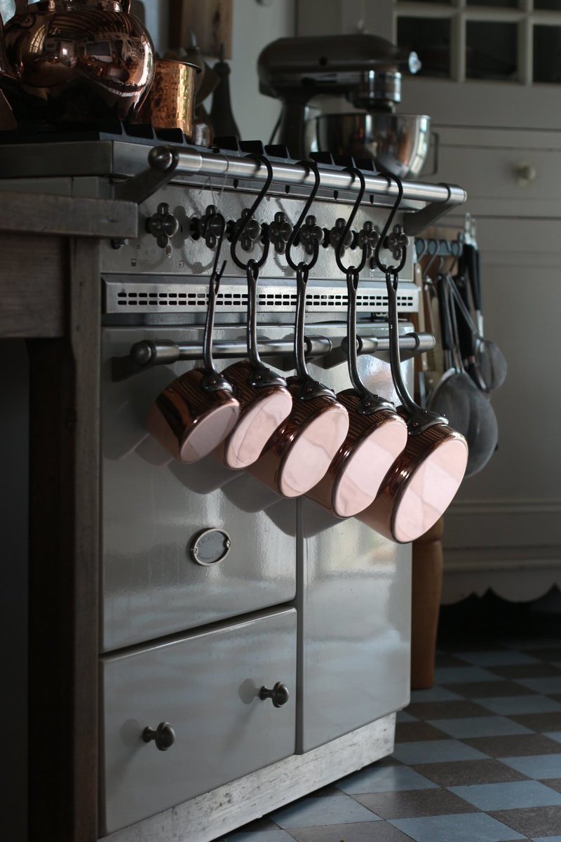 And unlike nonstick pans (which lasts 3-5 years, releases toxins during production and use and can't be fully recycled...) your copper pans can be in daily use for centuries (the thicker they are the better they work the longer they last the more valuable they get).