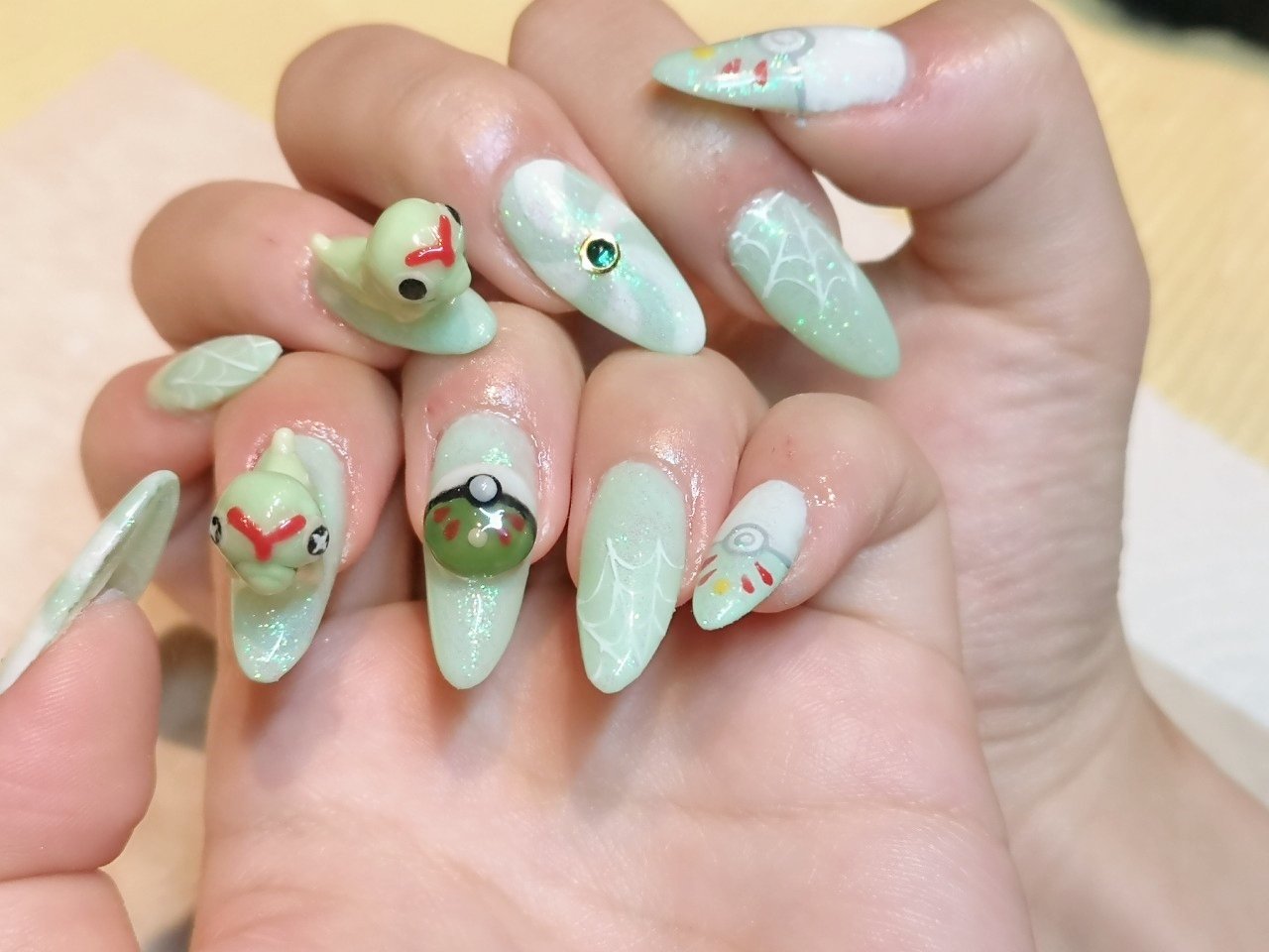 Twitter 上的 Yukinyan Nail Nail キャタピーネイル ポケモンネイル ポケモン スカルプ 名古屋 かわいい ネイル Nailart T Co Chrbzv3bgd Twitter