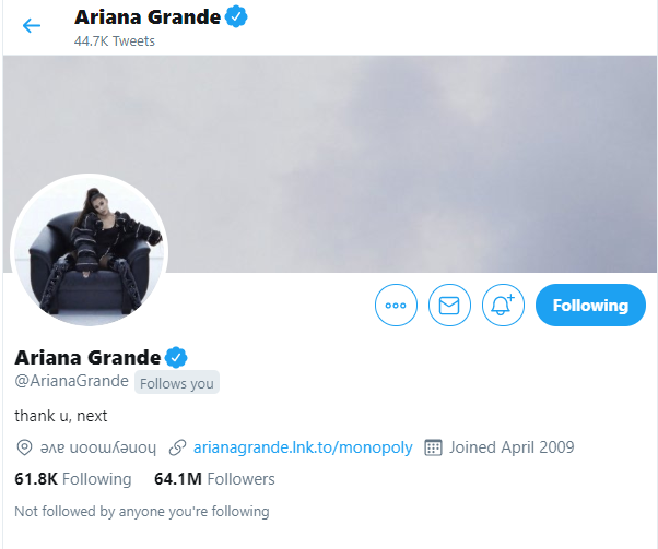 cubanstrade's tweet photo. s$lling this ariana follows for cheap #ratszone https://t.co/yuY8s1ARk4