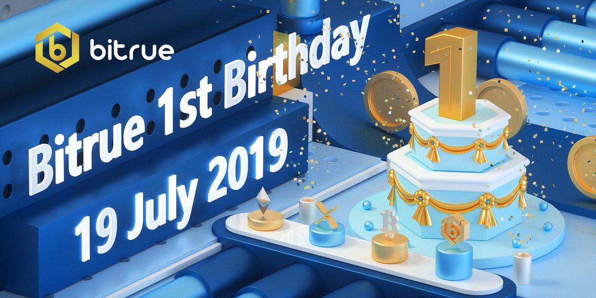 Today Bitrue is officially 1 year old! We're celebrating with a 30,000 XRP airdrop, holding an AMA with <a href="/Curis_Wang/">Curis Wang</a>, &amp; giving 2 XRP to anyone who retweets those announcements! Thanks to the #XRPcommunity &amp; our dear users for making us strong, let's go forward together into Year 2
