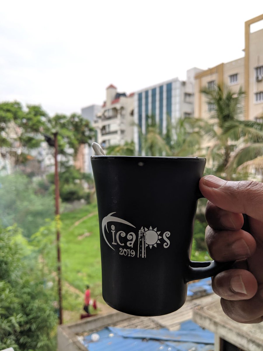 rao2z's tweet photo. In keeping with #AI jet set living, currently getting caffeinated with an #ICAPS2019 mug in #Hyderabad.. https://t.co/556wuJy0vP