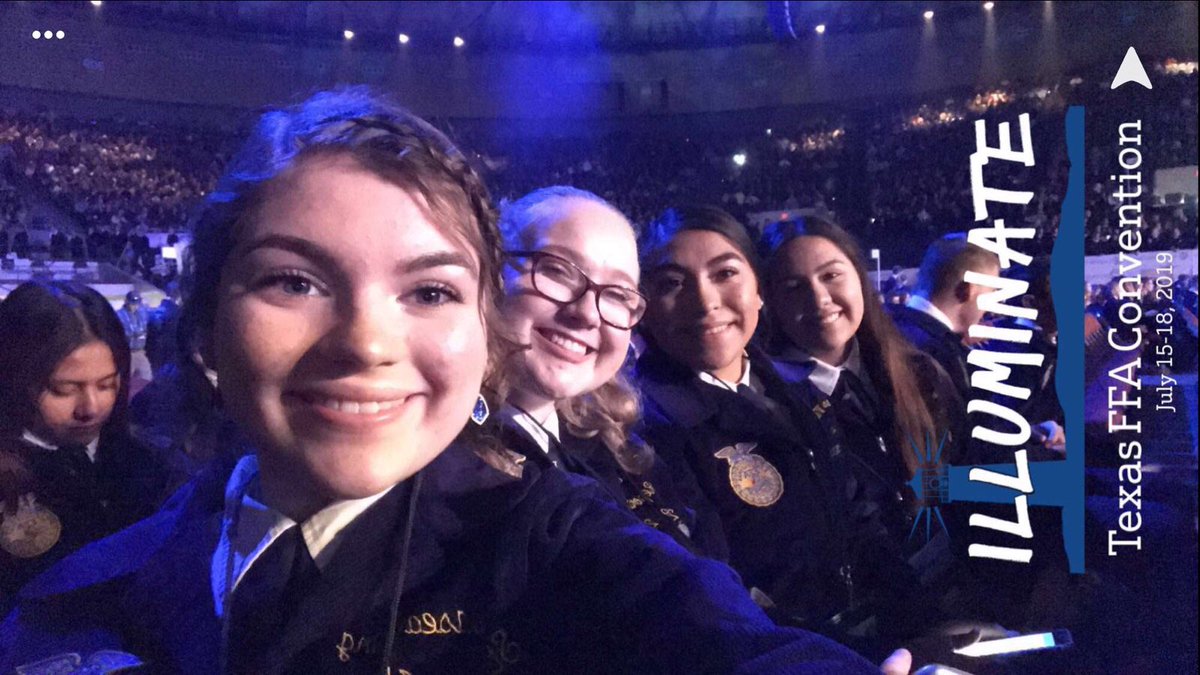 ffa_rio's tweet photo. Illuminate!!!! Rio Hondo FFA officers enjoying State Convention in Fort Worth. @RHHS_Bobcats https://t.co/W098xBYXGo