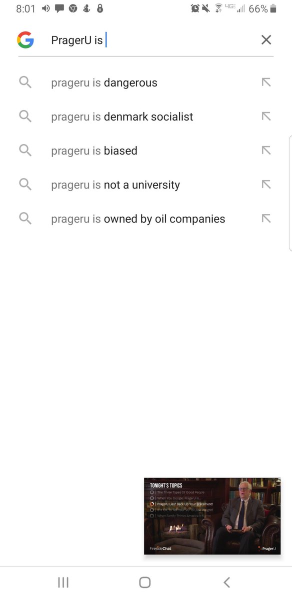 Johnhall506's tweet photo. @DennisPrager 
Watched the fireside chat after you testified at the Senate. Also googled PragerU is as you spoke about it. Needless to say I was not disappointed https://t.co/gYEBUlkUEL