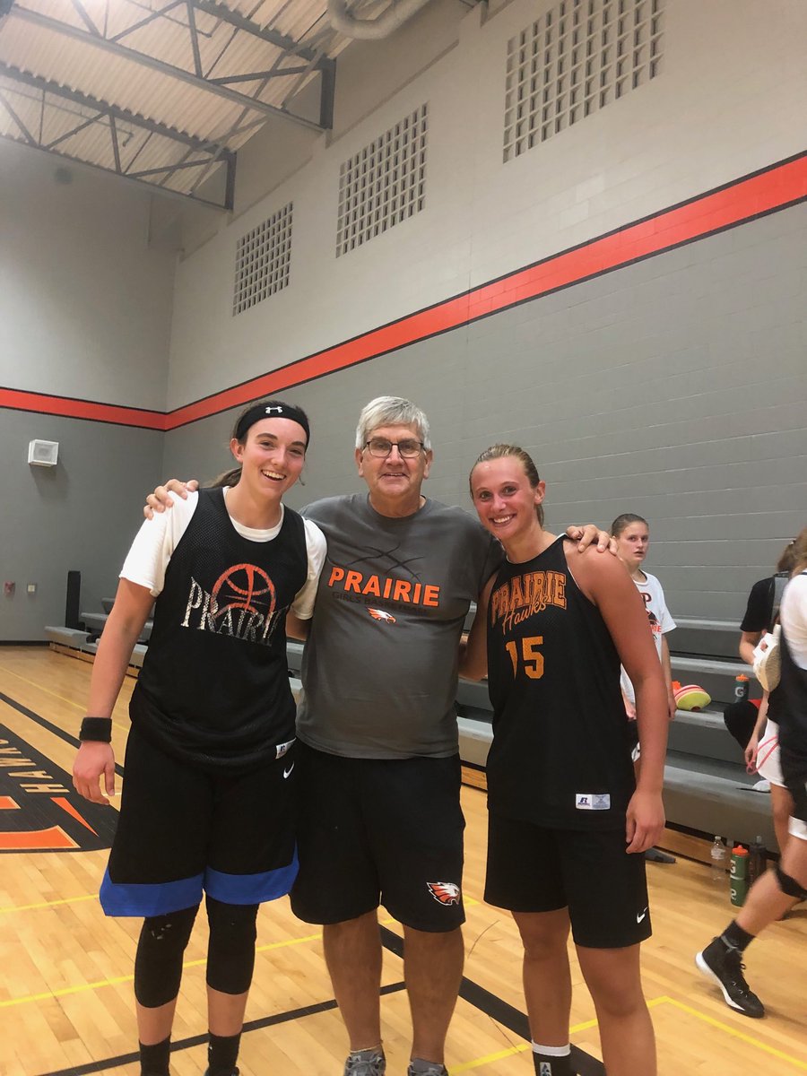 The last summer basketball workout as Prairie Hawks. Where did the time go.🏀