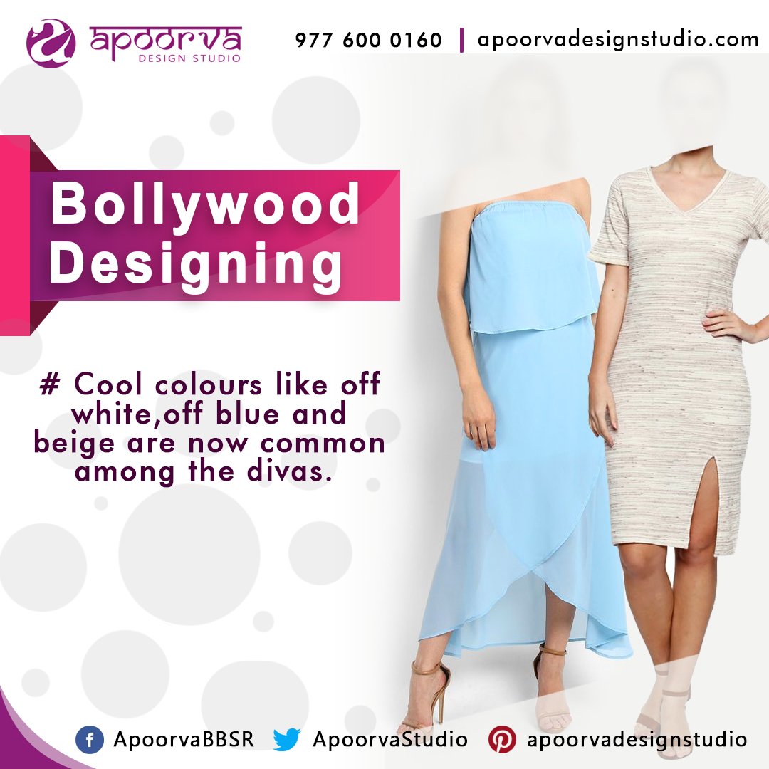 Bollywood Designing: Pictures of various celebs show the trend moving towards #classy clothes. #Cool colours like off white, off blue and beige are now common among the divas. visit us: apoorvadesignstudio.com
