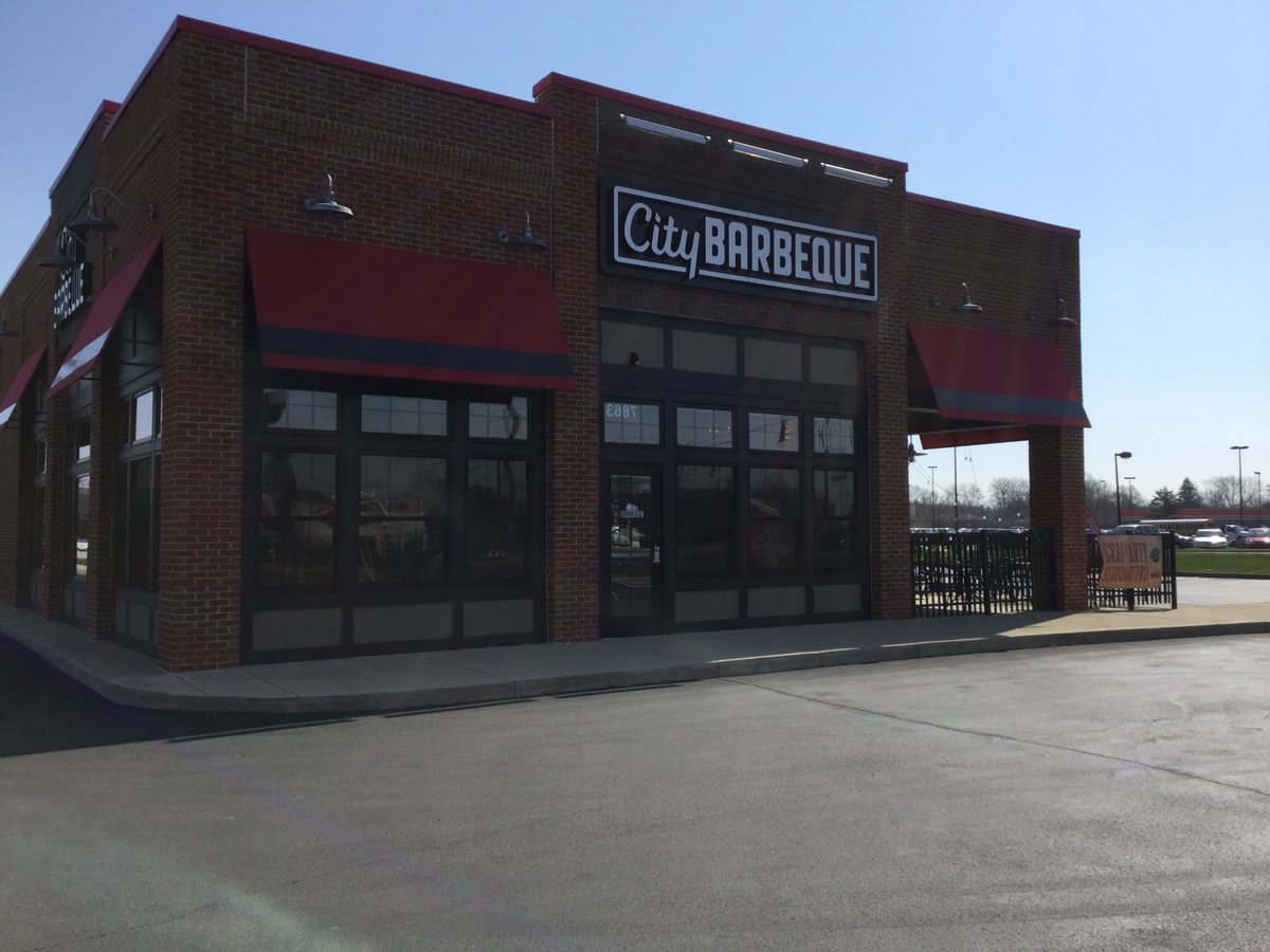 CaraDafforn's tweet photo. dining while donating to @PerrySnrs on Friday, April 27th  #Anniversary  40 years of Neighbors helping Neighbors thanks to  @CityBarbeque https://t.co/avX8b4SEhg