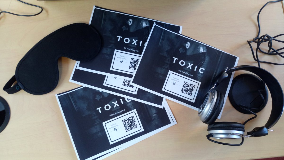 BUArtois's tweet photo. Venez vous immerger dans l'univers de Toxic, un audio game à découvrir aujourd'hui uniquement à la #buarras de 13h30 à 15h30.
#toxic #audiogame #handivalid https://t.co/HTLRUDMJCt