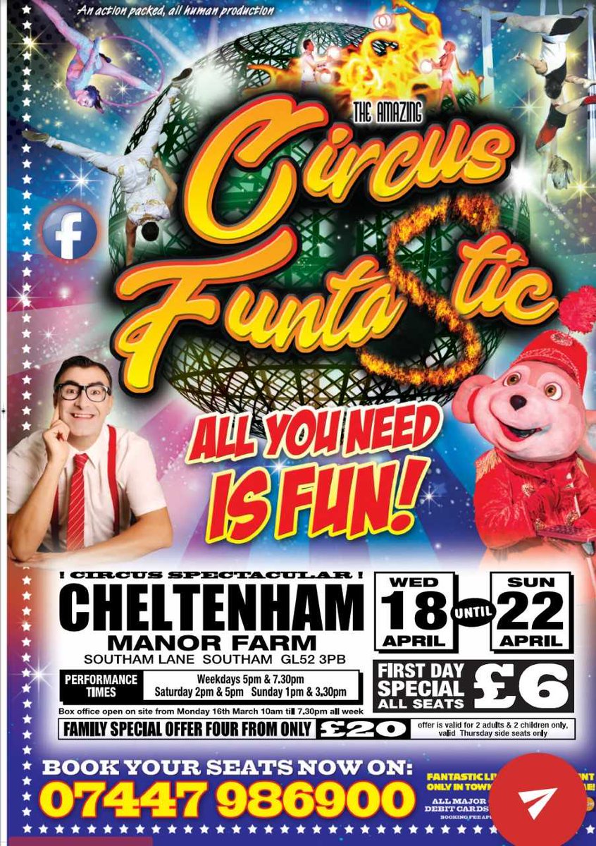 An "Action packed all human Circus" is arriving.