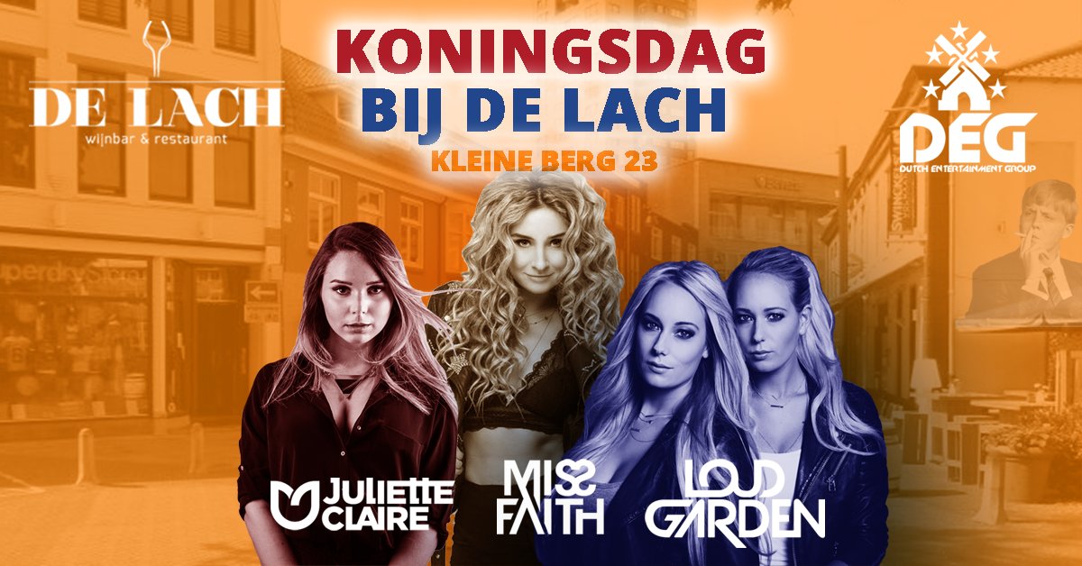 Celebrating kingsday in The Netherlands this year? Don't miss out on this beauty of a line up! <a href="/JulietteClaire/">Daddy Issues</a> <a href="/LOUDGARDENmusic/">LOUDGARDEN</a> <a href="/djmissfaith/">Miss Faith</a> #kingsday #eindhoven