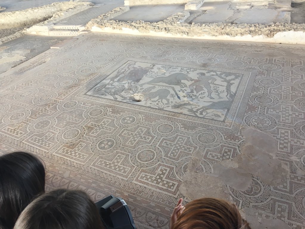 IES_Alto_Jarama's tweet photo. Nuestro alumnado de 1* ESO visitando esta mañana el Parque Arqueológico de Carranque. Espectacular! https://t.co/zmOfw0KC3P