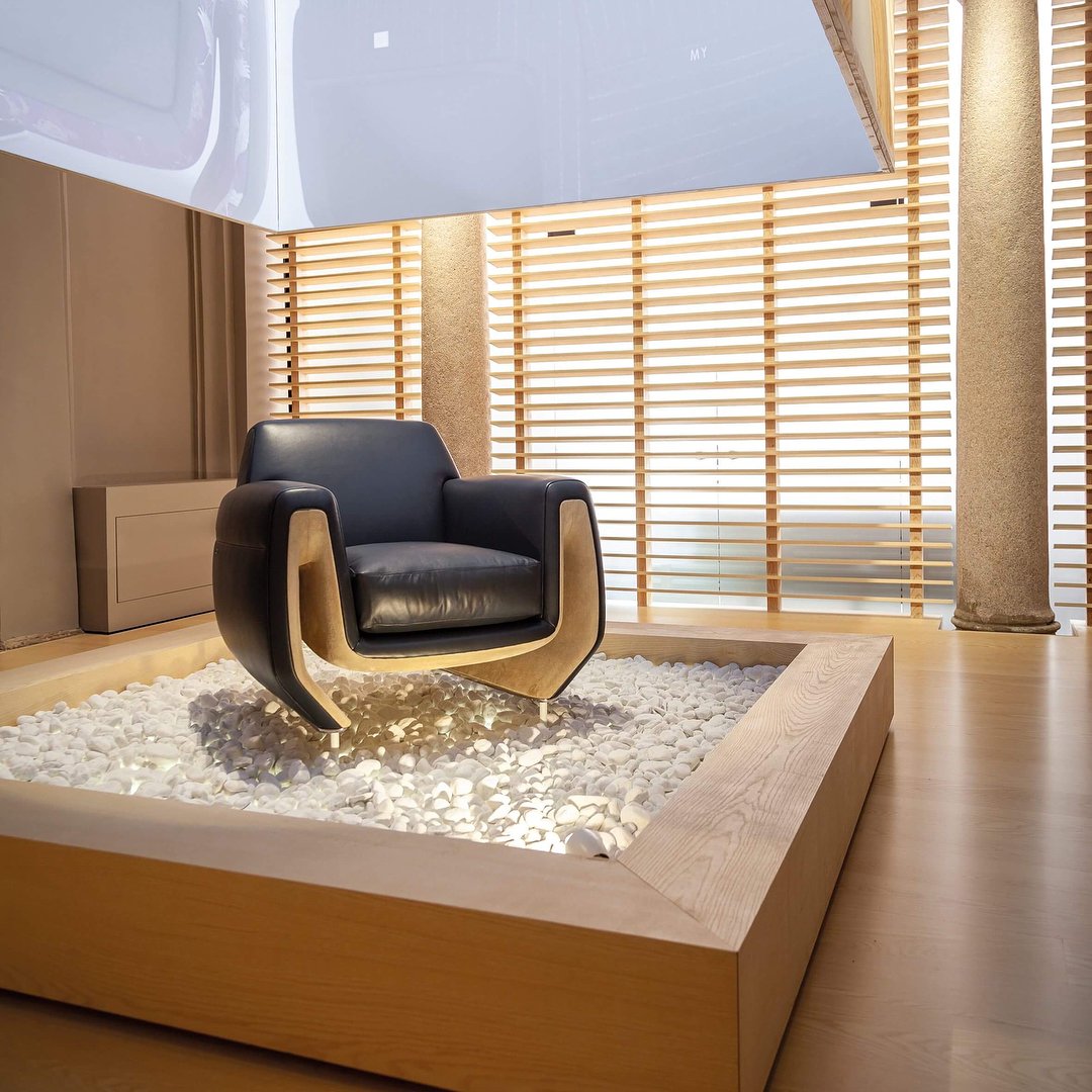 Poltronafraume's tweet photo. Poltrona Frau presents a special installation featuring the new concept club chair designed by Jean-Marie Massaud. Discover Poltrona Frau’s latest collection at Salone Internazionale del Mobile Starting today till the 22nd of April.
#UAE #PoltronafrauGroupME #SaloneDelMobile2018 https://t.co/AUvlEULb2Z