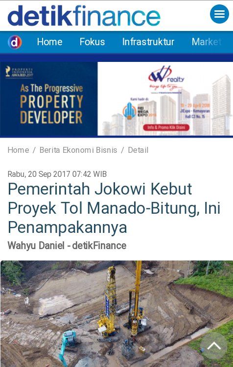 ronavioleta's tweet photo. Proyek jalan tol menado yg runtuh ini,  proyek jalan tol yg dikebut itu bukan pak @jokowi ? 
Cc @KemenPU https://t.co/ivTn2s5Ne9