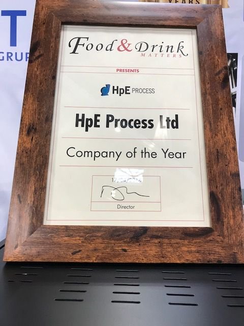 HpEProcess's tweet photo. Day 2 @Foodex going well and we have been presented with company of the year by @fdnetworkuk... Look out for our piece in the magazine! #processequipment #pumps #valves #tankequipment #manways #tube #fittings #hygienicequipment https://t.co/qLqqK0qdrc