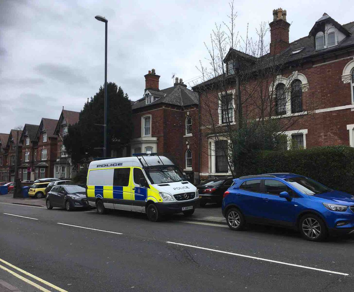 DerbysPolice's tweet photo. Two men have been arrested and five potential victims of #ModernSlavery have been found during a series of warrants this morning. @DerbysMDS_HT are involved in the operation, which concerns an alleged prostitution ring. More details to follow. https://t.co/5OMUKSpkgn