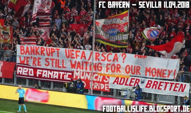 FinancialFairpl's tweet photo. Since 12th February (@UEFA statement), it should be clear that @rscanderlecht has to refund 30€ to each @FCBayern fan because of the ticket rip-off.
However, the fans are still waiting for their money.
Is this meant by UEFA's #respect campaign? #RSCAFCB https://t.co/uC2Y4NfFp1