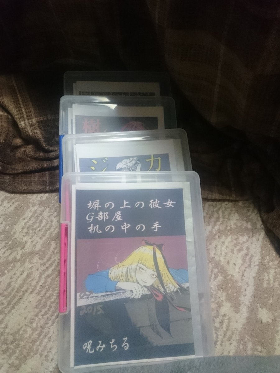 佐藤 ダイソーの書類収納ケースは呪みちる同人誌を入れるのにいいサイズ これなら変に折れたりしなくてよさそうだ