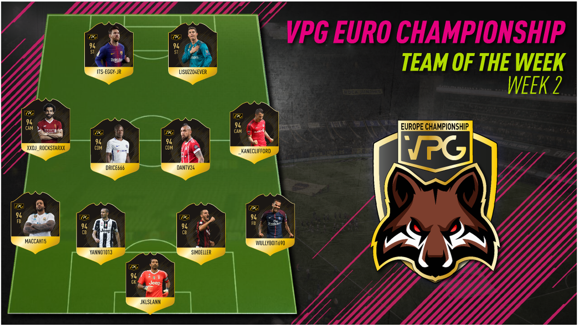 EuropeanVpg's tweet photo. Congratulations to all those who are in TOTW w2.@OfficialVPG @VPGEuroPrem @VPGEuroL1 @EuropeanVpg https://t.co/kxnyDkttnC