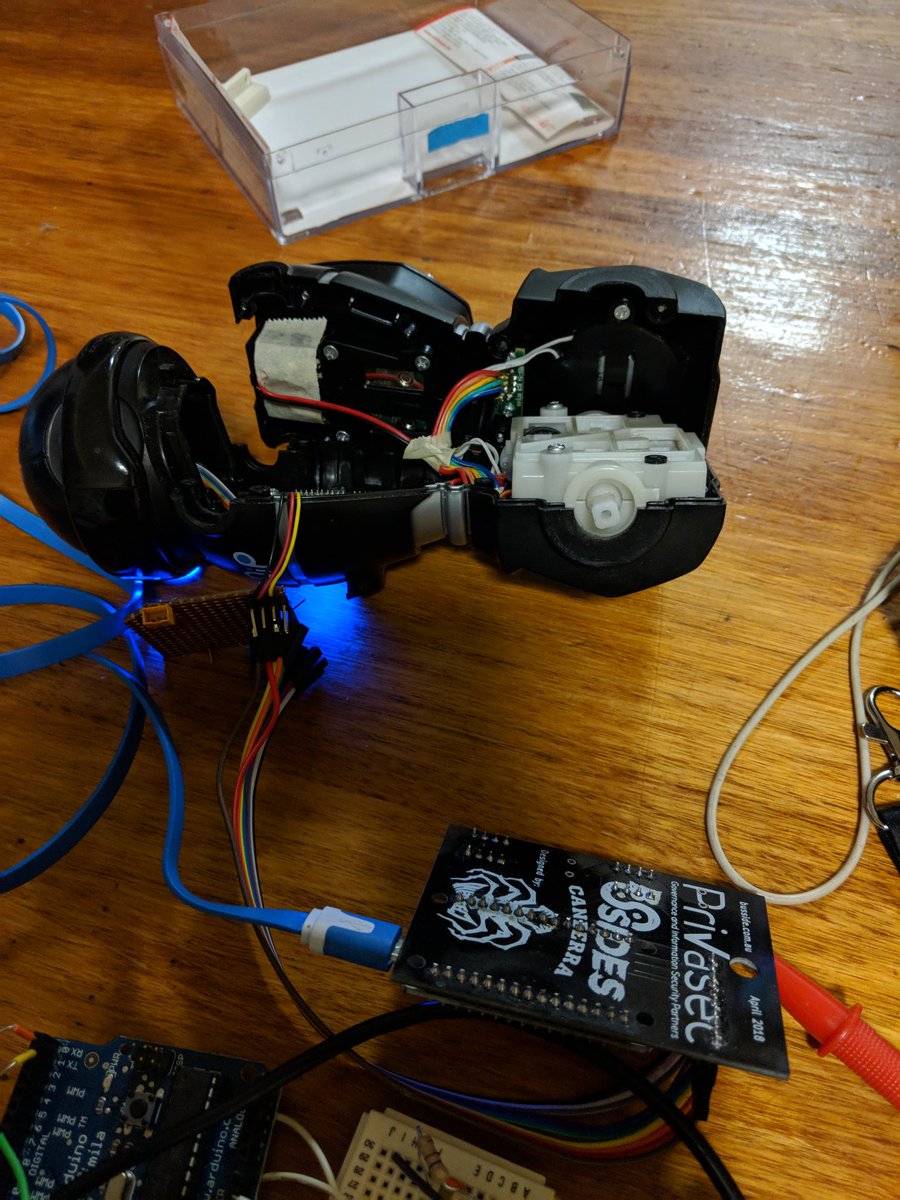 _dabreu_'s tweet photo. Having kids makes it easy to find a UART port, now if only I can get the bsides badge to work https://t.co/4McAhxkQ9b