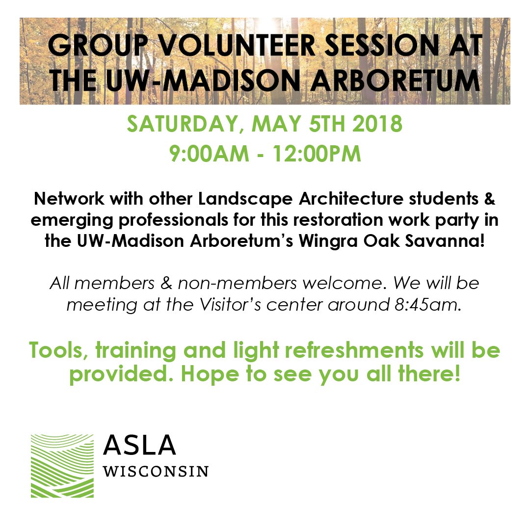 Wingra Moment >> Wisconsin Asla On Twitter Join Wiasla For A Volunteer Restoration Wingra Moment >> Wisconsin Asla On Twitter Join Wiasla For A Volunteer Restoration