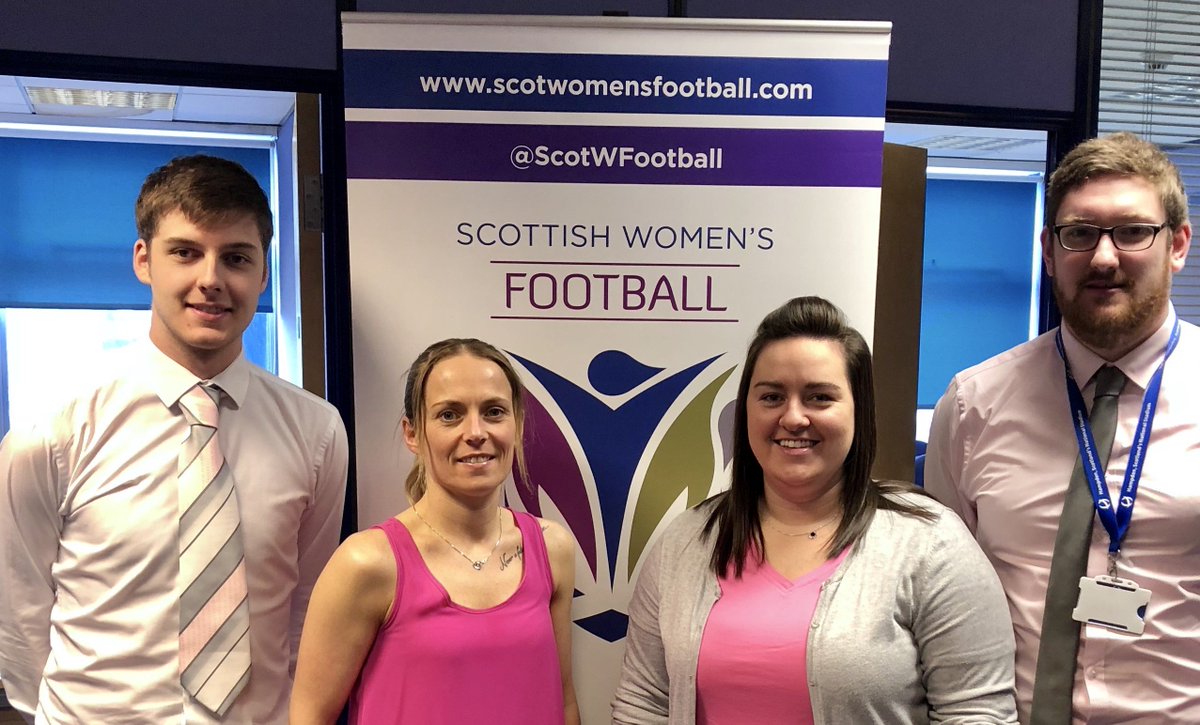 ScotWFootball's tweet photo. #SWFPinkWeek | Scottish Women's Football is supporting Cancer Research UK &amp; Cancer Research UK Race for Life this week. 

Find out more about #SWFPink week @ https://t.co/zPAeBb5riw https://t.co/l4unSORQrb