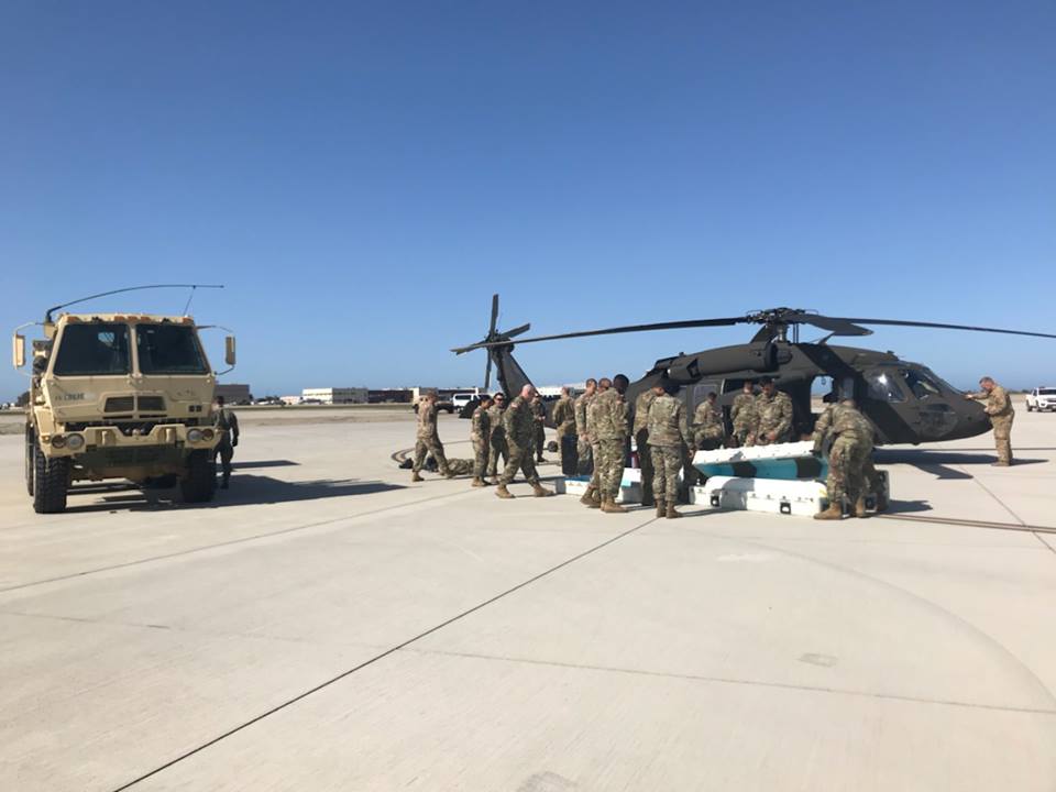 USArmyWHC's tweet photo. #USArmy @20thCBRNE #Soldiers arrive at the rally point in #Encino, California, in preparation for Exercise #ProminentHunt 18-1. | @USArmy, @DHScwmd, @NNSANews, @FBI, #NuclearForensics, #ArmyTraining, #ArmyReadiness, #ReadyNow🇺🇸 https://t.co/diRkvNPMqO
